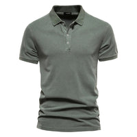Thomas | Men's Classic Polo Shirt with Ribbed Collar and Short Sleeves