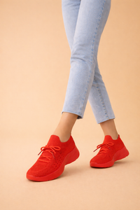 Ella | Women's Lightweight Slip-On Knit Sneakers with Cushioned Footbed