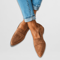 Matilda | Women's Soft Suede Loafers with Cushioned Insole, Comfort Flats