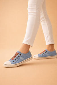 Mia | Women's Slip-On Sneakers with Breathable Knit and Cushioned Sole